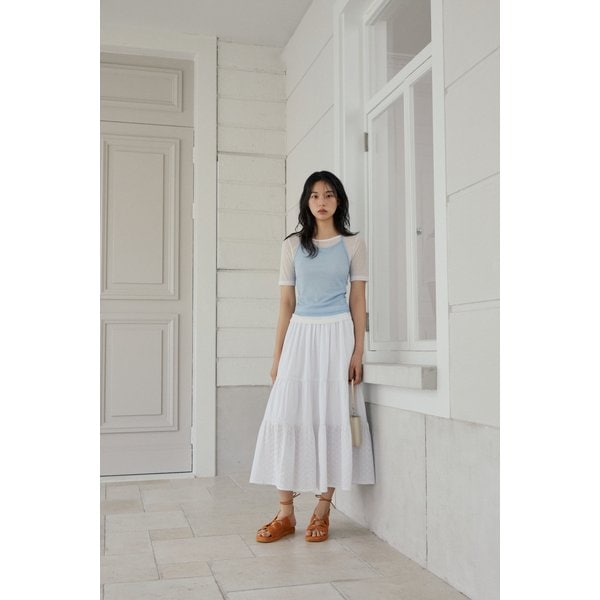 [시흥점] (SET-하의)레이스 프릴 티어드 롱스커트 AR2WS571