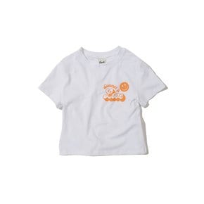 SUMMER OF LOVE CROP T-SHIRT (WHITE)