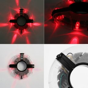요비월드 LED 자전거 휠라이트 레드 자전거휠튜닝 야간라이딩 바이크튜닝