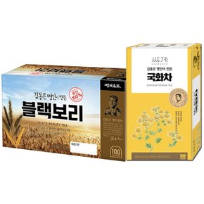 쌍계 블랙보리 100T+국화차 100T