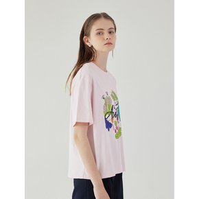 Floral A-T-shirt_PINK