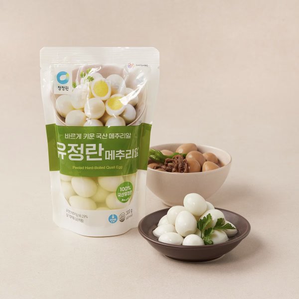 유정란 메추리알 300g