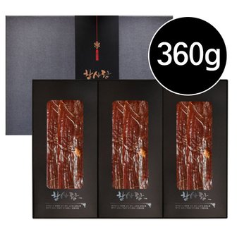  참사랑 프리미엄 수제육포세트1호_궁중소고기육포 360g(60gx6포)