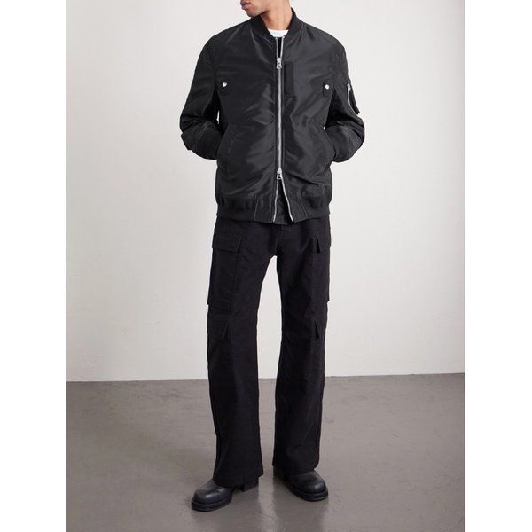 패디드 나일론 트윌 봄버 재킷 46376663162924540