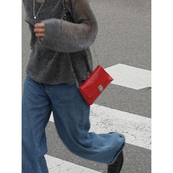 Pendu. Wide bag Quince Red color 펜두 와이드 퀸스 레드