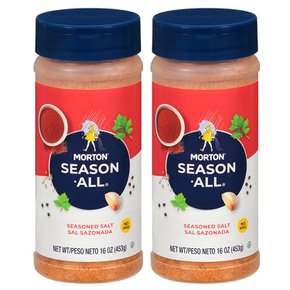 [해외직구] 모튼 시즌 올 시즈닝 솔트 Morton Season-All Seasoned Salt 16oz(453g) 2팩