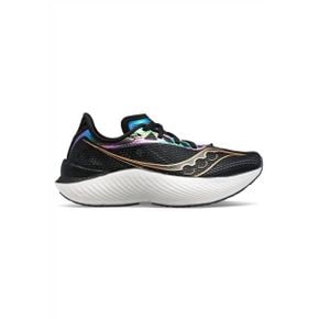 5340547 SAUCONY Womens Endorphin Pro 3 Running Shoes In Black/goldstruck