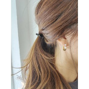 Daily two way silver pearl ring earring 데일리 투웨이 실버 진주 링귀걸이