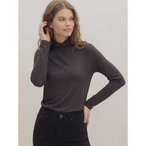 기본.기모선택가능 튤립 반목 폴라 베이직 티셔츠_P374253947