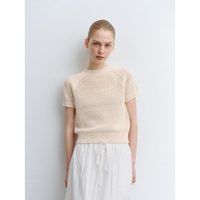 TVR COTTON NETTING KNIT TOP_3COLORS