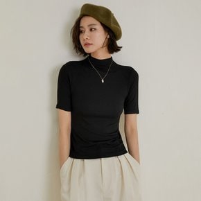 LS_Semi turtle-neck knit top