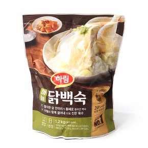 하림 마늘 닭백숙 1.2kg / 큼직한 닭 한마리