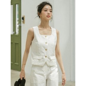 SITP5149 와샤 스퀘어넥 베스트_White