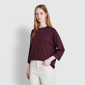 26F/W  여 코튼 7부 티셔츠  J116301004