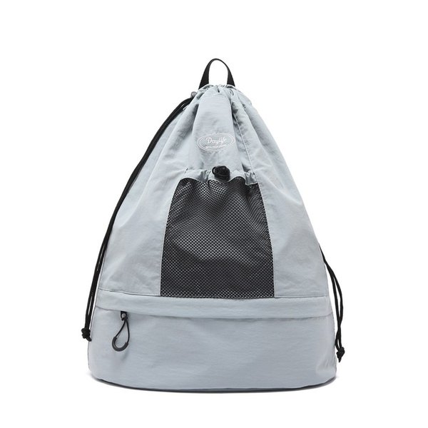 레이어 스트링 백팩 (그레이)