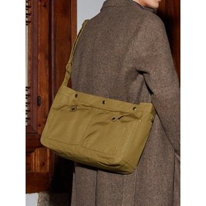 NO.11 W CROSS BODY BAG _ BROWN