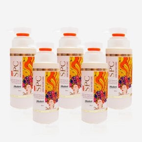 SPC 헤어클리닉 단백질 미용실 손상모트리트먼트 손상모케어 푸석한모발 500ml 5개 세트