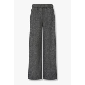 VOV [부산점] 보브)) 울 블렌드 트윌 세미 와이드 팬츠 (7125430110)