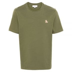 메종키츠네 24 CHILLAX FOX PATCH REGULAR T-SHIRT (LM00110KJ0008-P384) (칠렉