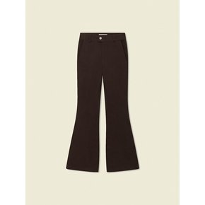 VOL2216 04 KICK FLARE PANTS CHESTNUT