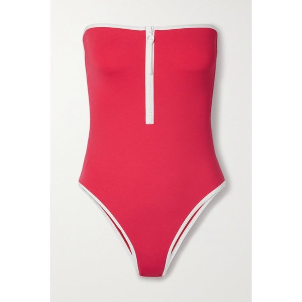 에레스 노틱 크롤 스트랩리스 스윔수트 버블검 38063312420769695