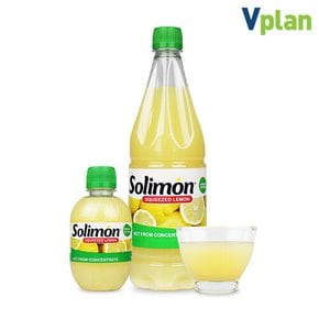 브이플랜 솔리몬 스퀴즈드 레몬즙 990ml+280ml Set 레몬 착즙 원액 주스 수