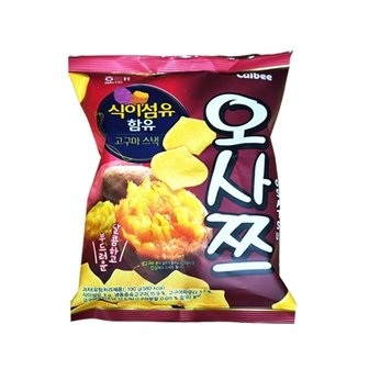  해태 오사쯔 100g 1개 고구마 과자 사무실 스낵 간식 (WA9CE62)