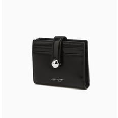 질스튜어트뉴욕 [APPLE] 블랙 이태리 소가죽 베루형 반지갑 [JAWA4F730BK]