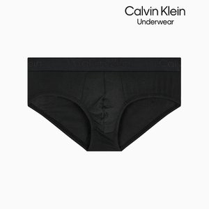 Calvin Klein Underwear 남성 블랙 실크 니트 힙브리프 NB3978-UB1