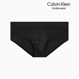 Calvin Klein Underwear 남성 블랙 실크 니트 힙브리프 NB3978-UB1