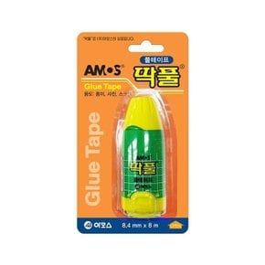 아모스 딱풀 고체풀 딱풀테이프 8.4mm x 8M (본체) (WBE0F4C)