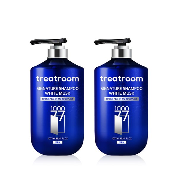 시그니처 샴푸 화이트머스크향 1077ml 1+1