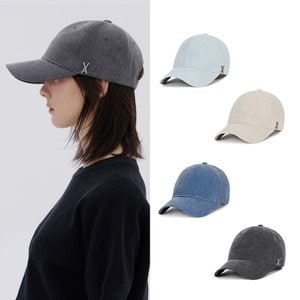 바잘 [안보현 착용][바잘] VA 스터드 피그먼트 볼캡 (4colors)