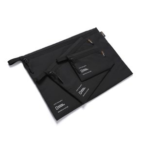 N253AAC550 네이처 3PACK 파우치 BLACK