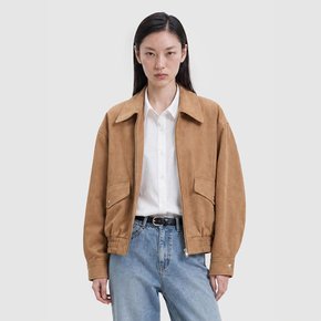 하니 블루종 스웨이드 자켓_브라운 / HANI BLOUSON SUEDE JACKET_BROWN