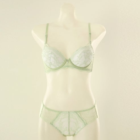 비너스 [대전점 단독}자카드 레이스 소프트 브라 헴팬티세트 (VBR1696VPT1696H)