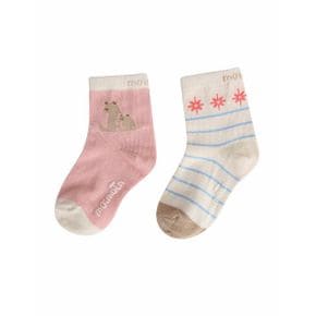 유아 폴라리스 양말 2매 세트 M224SOI22P_P328647075