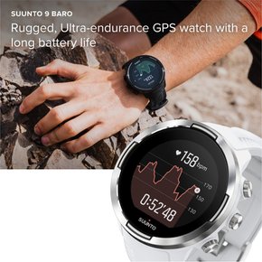 SUUNTO 9 G1 BARO GPS SS050021000 (순토 나인 바로) 스마트 워치 등산 트레일 러닝 [일본