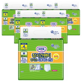 아텐토 장시간 팬티 슬림형 M사이즈 9개입 6팩(1박스)