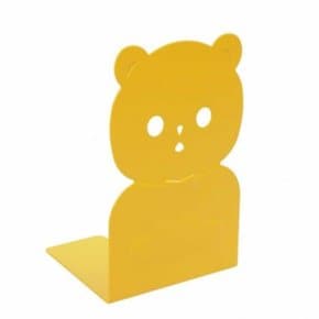 곰돌이 북엔드 2p 책장정리 책장칸막이 ㄱ자책꽂이 L자북엔드