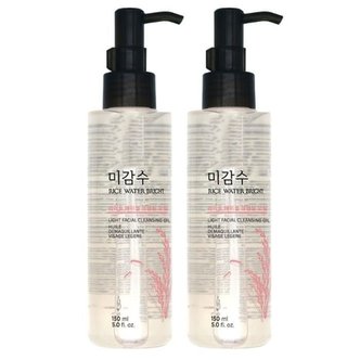  더페이스샵 미감수 브라이트 라이트 페이셜 클렌징 오일 150ml 2개