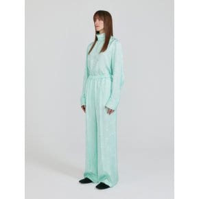 ZENEZ Textured Wide Pants - Mint