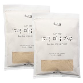 메가커피 오미원 17곡 미숫가루 1kg 2개세트