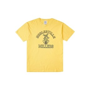 와일드 동키 공용 노블스빌 반팔 티셔츠 T NOBLESVILLE STONE WASHED YELLOW