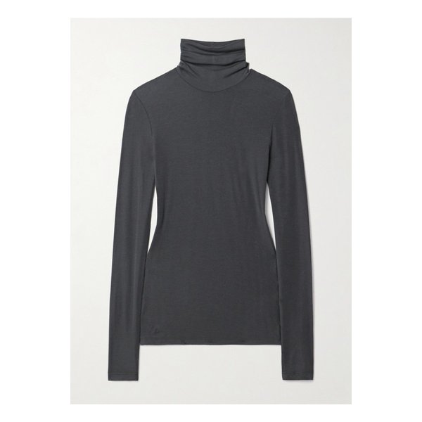 파스칼 스트레치 리오셀 터틀넥 탑 머쉬룸 1647597346696848