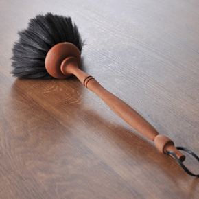 [Redecker]레데커 염소모 원형 먼지떨이_블랙_34cm/ 먼지털이/ 염소모 더스터/ RDK-460534