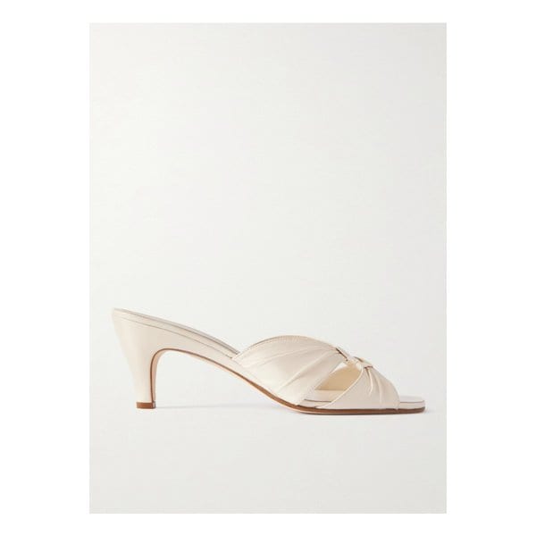 노티드 가죽 뮬 화이트 1647597335470022