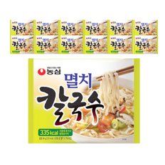 농심 멸치 칼국수 12개 담백한 시원한 국물맛 간편 간편식사 GT