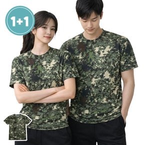 1+1 국내산원단 밀리터리 ROKA 로카티 군인 군대 반팔티 ROKAF 남여공용