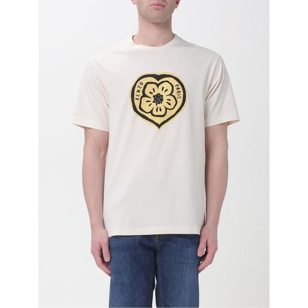 26SS 겐조 반팔 티셔츠 FG55TS2074SO03 ECRU DOM